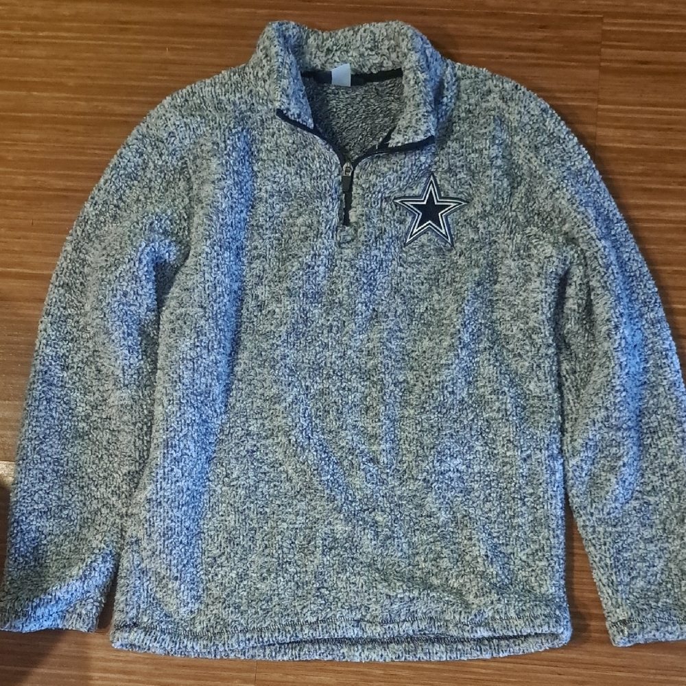 Cowboys Fleece Pullover Heathered Navy NFL Unisex